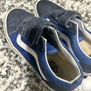 Like new blue vans size 2